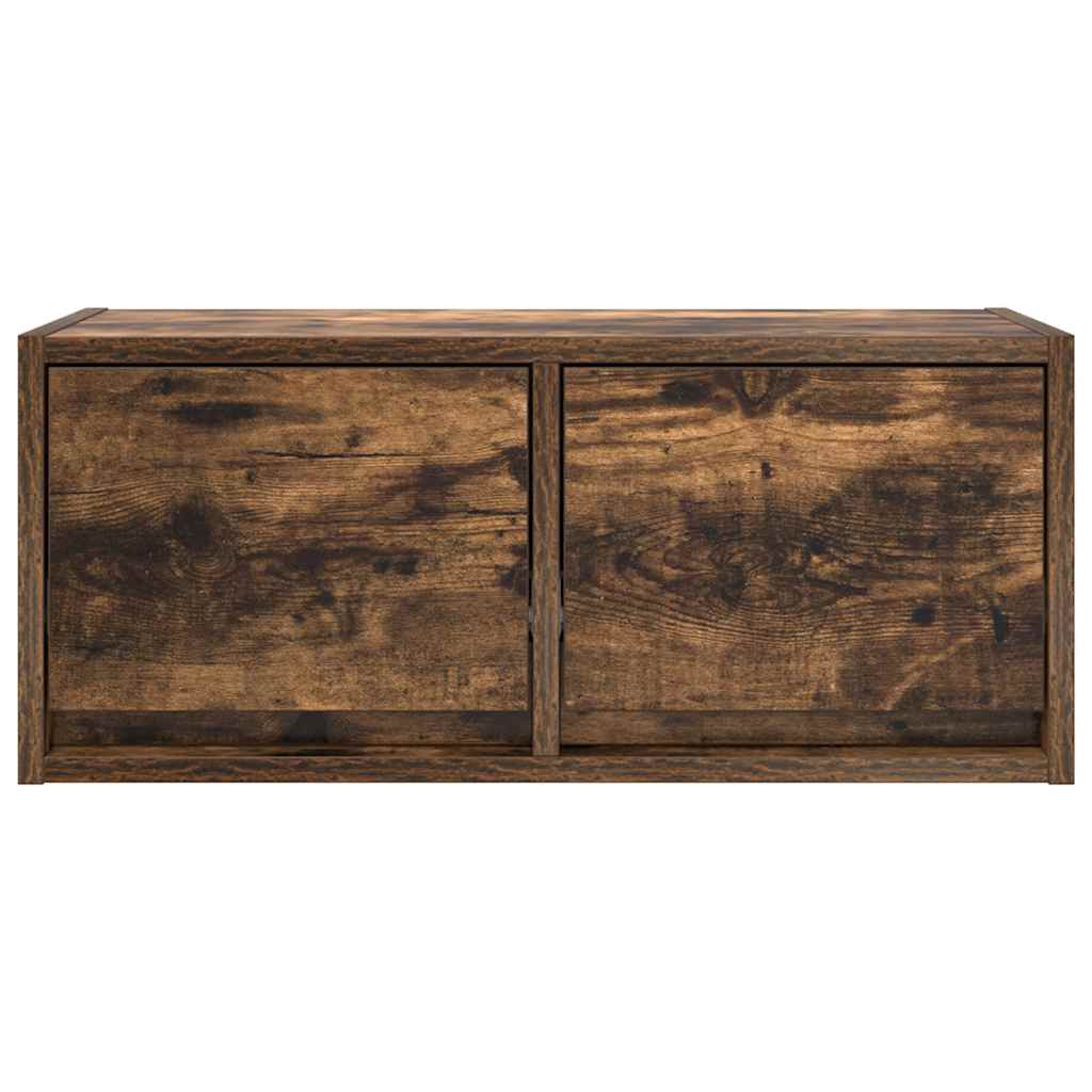 TV Cabinet Smoked Oak 60x31x25.5 cm Engineered Wood