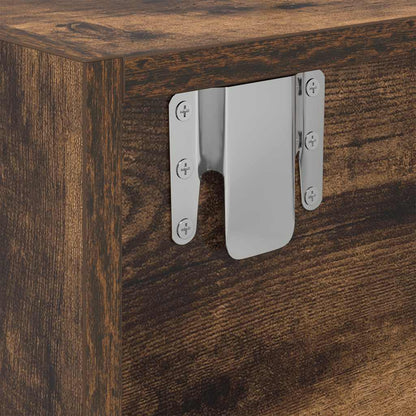 TV Cabinet Smoked Oak 60x31x25.5 cm Engineered Wood