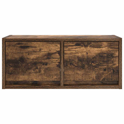 TV Cabinets 2 pcs Smoked Oak 60x31x25.5 cm Engineered Wood