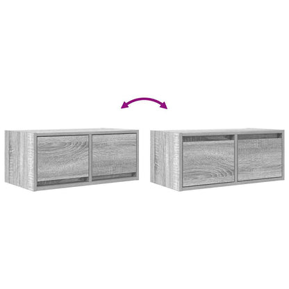 TV Cabinet Grey Sonoma 60x31x25.5 cm Engineered Wood