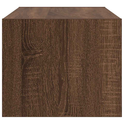 TV Cabinets 2 pcs Brown Oak 60x31x25.5 cm Engineered Wood