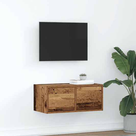 TV Cabinet Old Wood 60x31x25.5 cm Engineered Wood