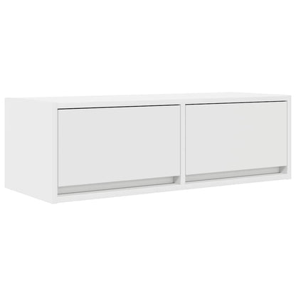 TV Cabinet White 80x31x25.5 cm Engineered Wood