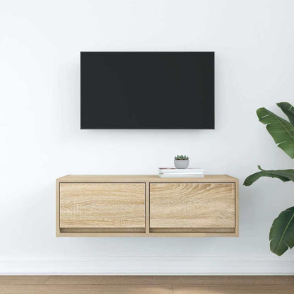 TV Cabinet Sonoma Oak 80x31x25.5 cm Engineered Wood
