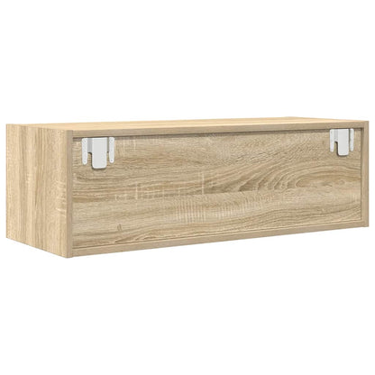 TV Cabinet Sonoma Oak 80x31x25.5 cm Engineered Wood