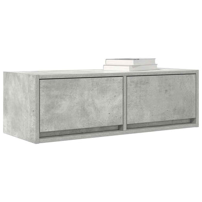 TV Cabinet Concrete Grey 80x31x25.5 cm Engineered Wood