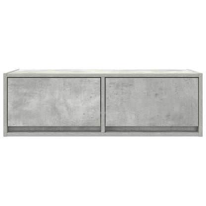 TV Cabinet Concrete Grey 80x31x25.5 cm Engineered Wood