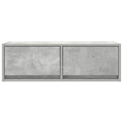 TV Cabinets 2 pcs Concrete Grey 80x31x25.5 cm Engineered Wood