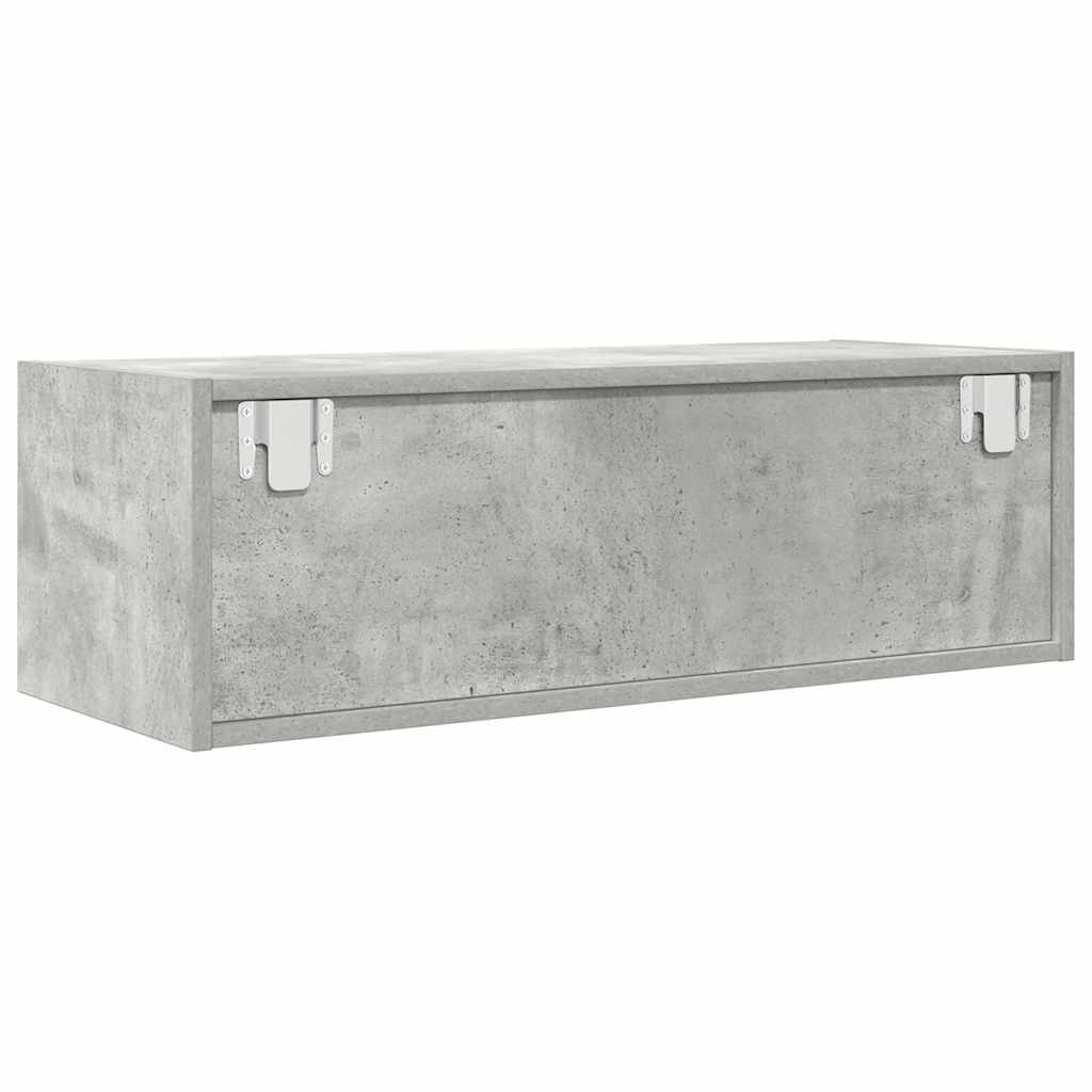 TV Cabinets 2 pcs Concrete Grey 80x31x25.5 cm Engineered Wood