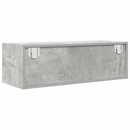 TV Cabinets 2 pcs Concrete Grey 80x31x25.5 cm Engineered Wood