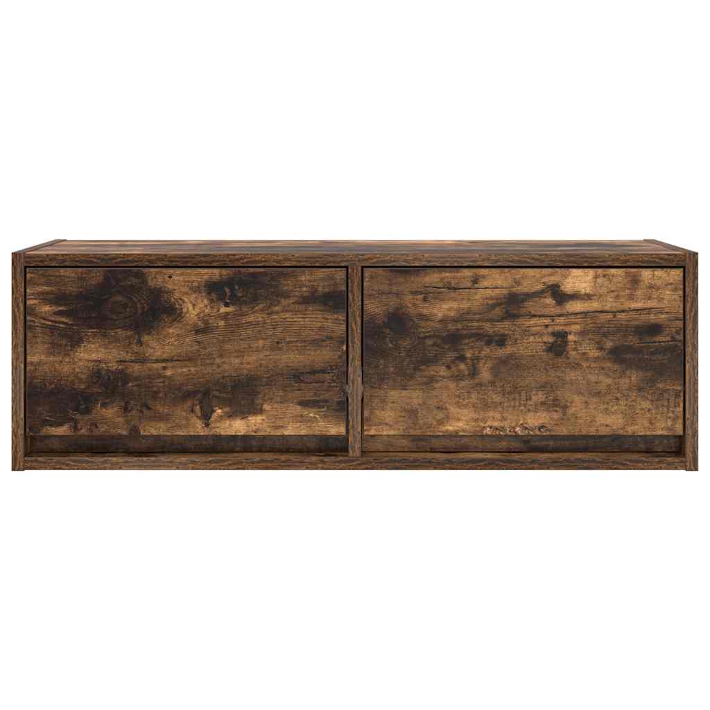 TV Cabinets 2 pcs Smoked Oak 80x31x25.5 cm Engineered Wood