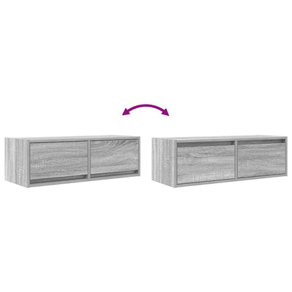 TV Cabinets 2 pcs Grey Sonoma 80x31x25.5 cm Engineered Wood