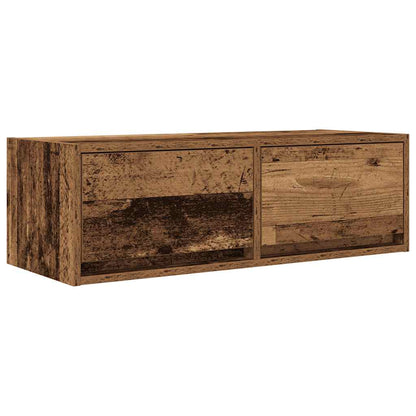 TV Cabinet Old Wood 80x31x25.5 cm Engineered Wood