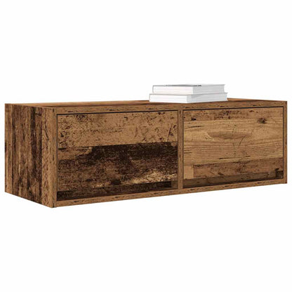 TV Cabinet Old Wood 80x31x25.5 cm Engineered Wood