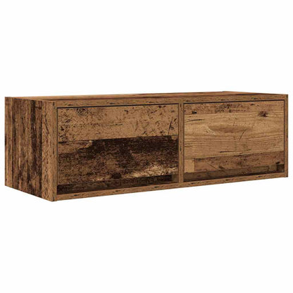 TV Cabinets 2 pcs Old Wood 80x31x25.5 cm Engineered Wood