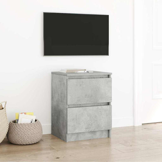 TV Cabinet Concrete Grey 40x35x54 cm Engineered Wood