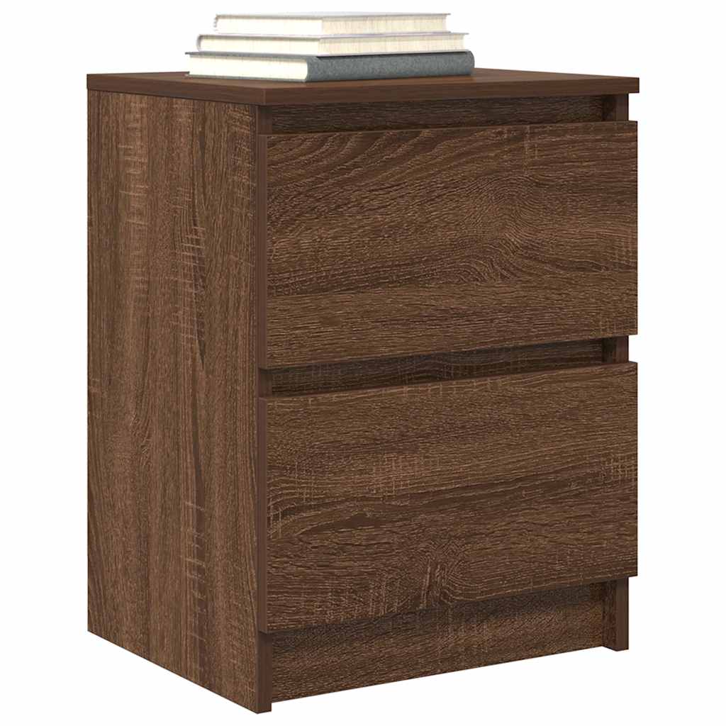 TV Cabinet Brown Oak 40x35x54 cm Engineered Wood