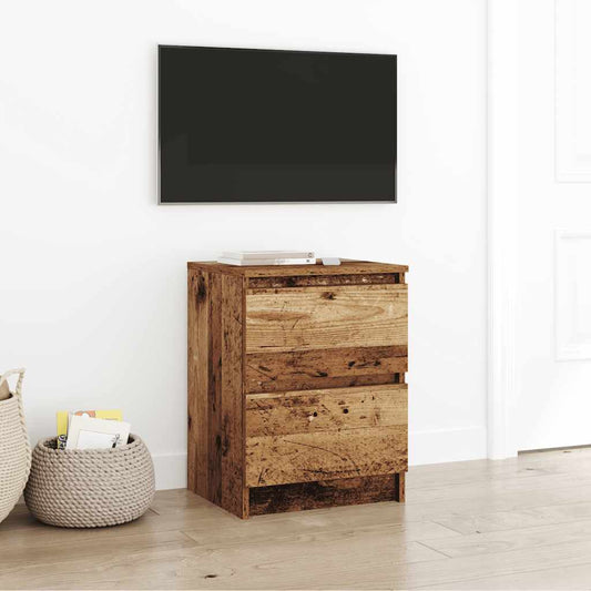 TV Cabinet Old Wood 40x35x54 cm Engineered Wood