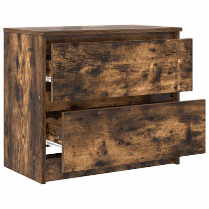 TV Cabinet Smoked Oak 60x35x54 cm Engineered Wood