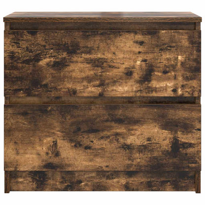 TV Cabinet Smoked Oak 60x35x54 cm Engineered Wood