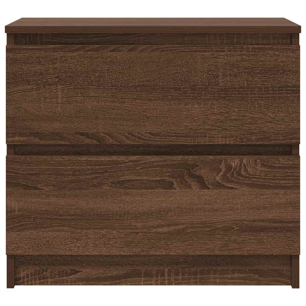 TV Cabinet Brown Oak 60x35x54 cm Engineered Wood
