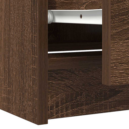 TV Cabinet Brown Oak 60x35x54 cm Engineered Wood