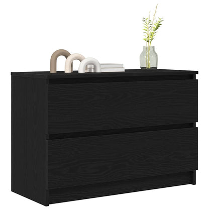 TV Cabinet Black 80x35x54 cm Engineered Wood