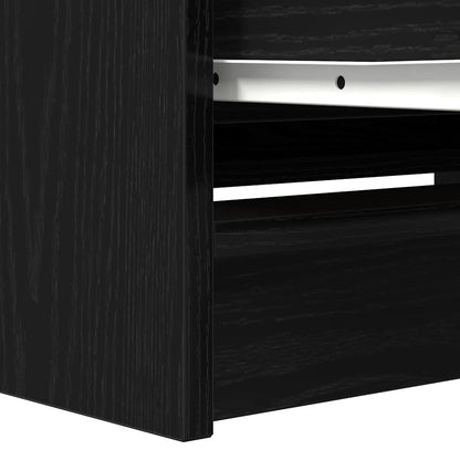 TV Cabinet Black 80x35x54 cm Engineered Wood