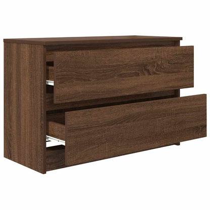 TV Cabinet Brown Oak 80x35x54 cm Engineered Wood