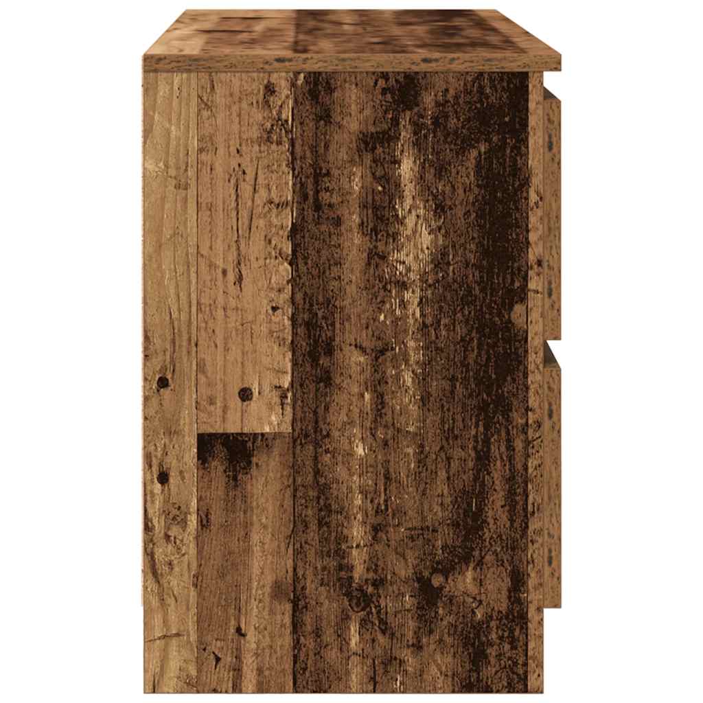 TV Cabinet Old Wood 80x35x54 cm Engineered Wood