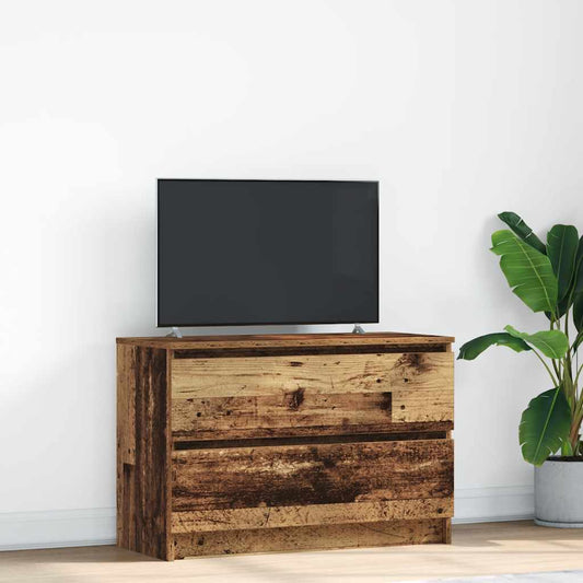 TV Cabinet Old Wood 80x35x54 cm Engineered Wood