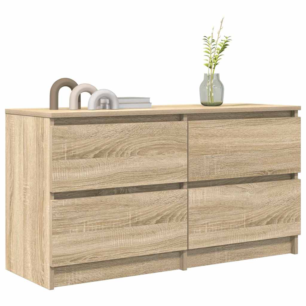 TV Cabinet Sonoma Oak 100x35x54 cm Engineered Wood