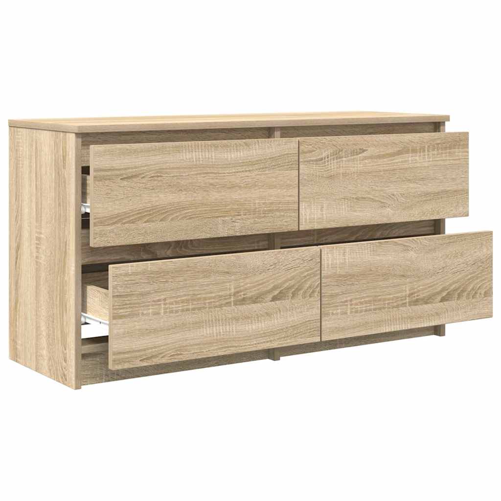 TV Cabinet Sonoma Oak 100x35x54 cm Engineered Wood
