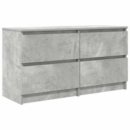TV Cabinet Concrete Grey 100x35x54 cm Engineered Wood