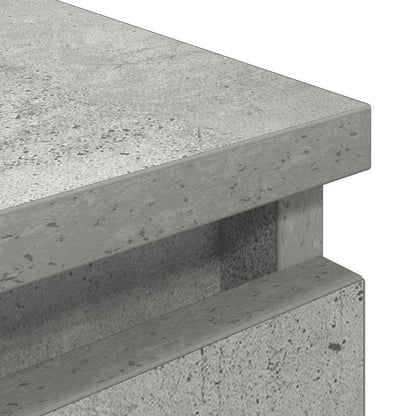 TV Cabinet Concrete Grey 100x35x54 cm Engineered Wood