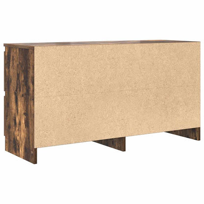 TV Cabinet Smoked Oak 100x35x54 cm Engineered Wood