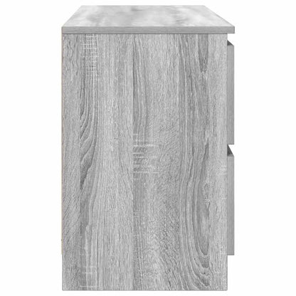 TV Cabinet Grey Sonoma 100x35x54 cm Engineered Wood