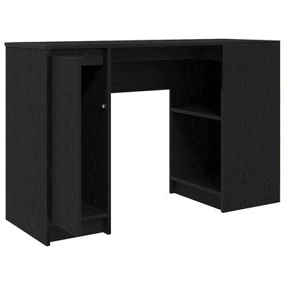 Black Oak Engineered Wood Desk - 120x42x76 cm Sleek & Modern