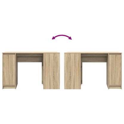 Stylish Sonoma Oak Desk, 120x42x76 cm, Engineered Wood
