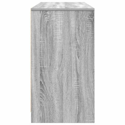 Grey Sonoma Engineered Wood Desk - 120x42x76 cm Modern Design