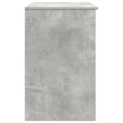 Concrete Grey Engineered Wood Desk - 86x49x76 cm