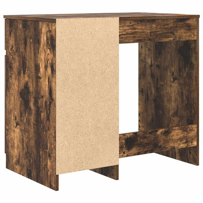 Smoked Oak Desk 86x49x76 cm - Stylish Engineered Wood Design