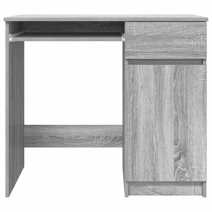 Grey Sonoma Desk - Engineered Wood, 86x49x76 cm