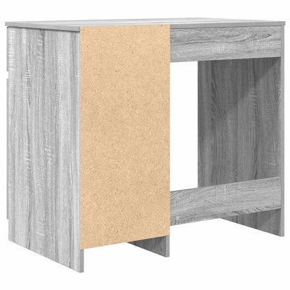 Grey Sonoma Desk - Engineered Wood, 86x49x76 cm