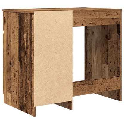 Vintage-Style Engineered Wood Desk, 86x49x76 cm, Classic Oak Finish