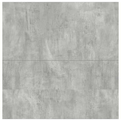 Coffee Table with Drawers Concrete Grey 70.5x70x40 cm
