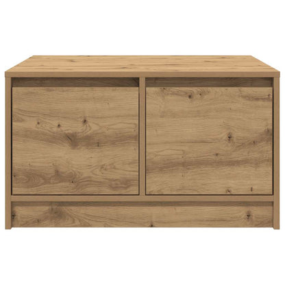 Coffee Table with Drawers Artisan Oak 70.5x70x40 cm