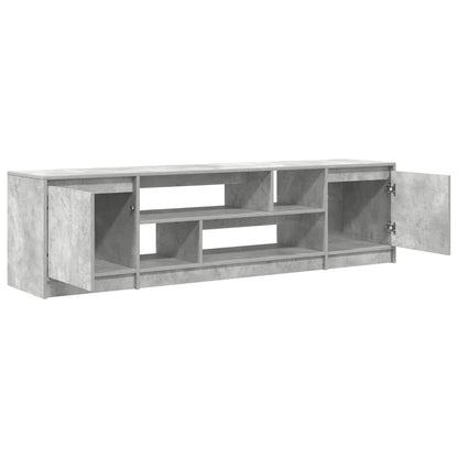 TV Cabinet Concrete Grey 188.5x41x50 cm Engineered Wood