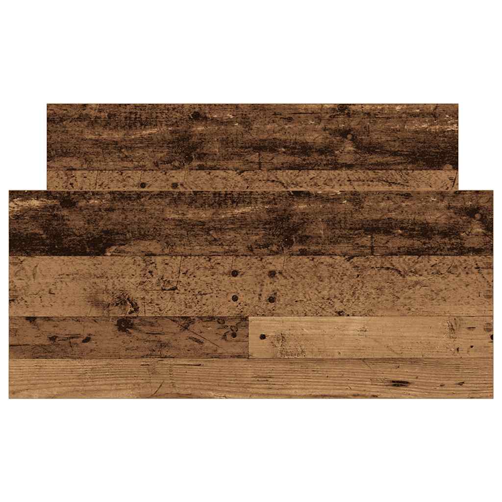 Bed Frame without Mattress Old Wood 90x200 cm Engineered Wood