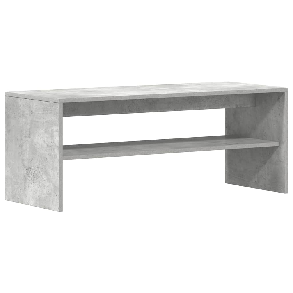 TV Cabinet Concrete Grey 100x40x40 cm Engineered Wood